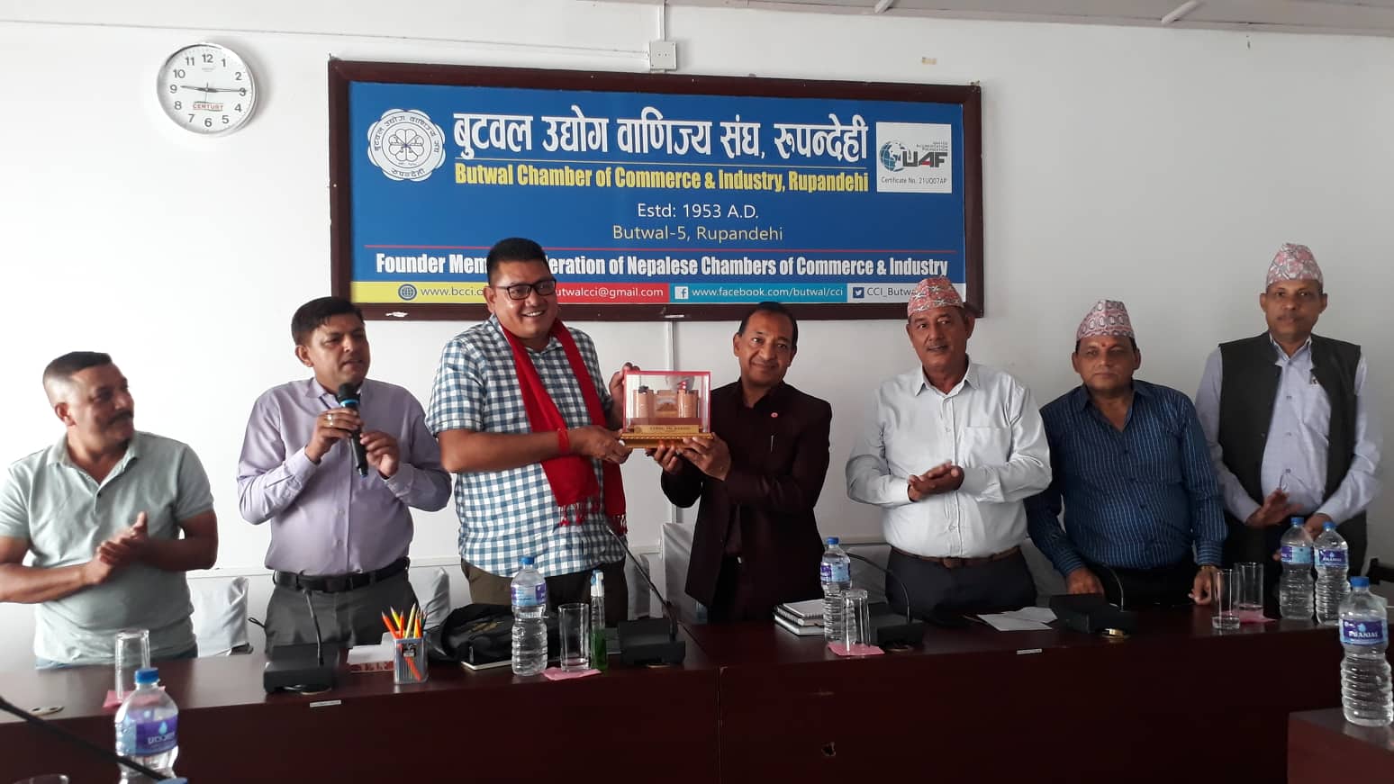 कैलाली उद्योग वाणिज्य संघको टोलीलाई बुटवलमा स्वागत